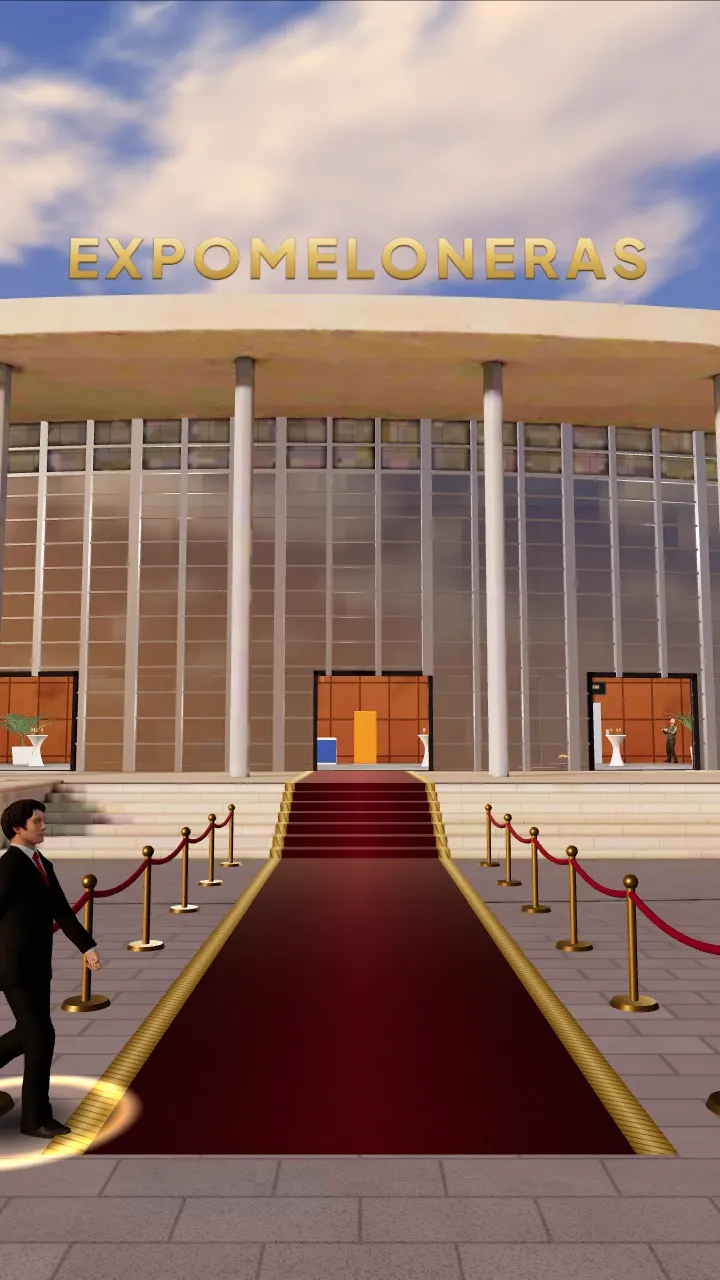 A convention center rebuilt in 3D